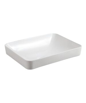 Obello 500 Basin Inset Rectangular White Gloss