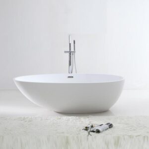 Whitehaven 1780x980x570 Composite Freestanding Bath White