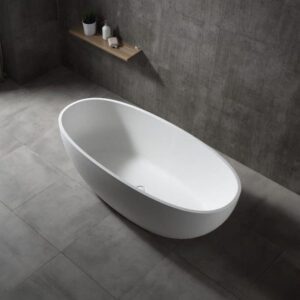 Esperance 1650 Composite Freestanding Bath White 1650x780x580mm