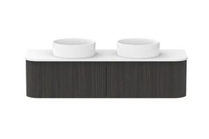 Waverley 1500 AD Wall Hung Vanity Double Bowl Durasein Top