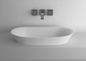 Rise Above Counter Basin 560 x 460 Matte White