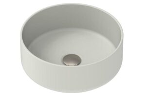Margot Round Above Counter Basin 360 Matte Concrete Ceramic