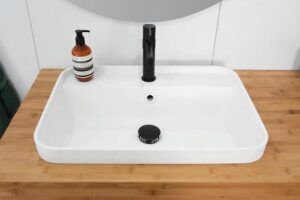 Miya 550 Semi-Inset Basin Matte White