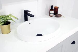 Ozera Oval Basin 500x370mm White Matte