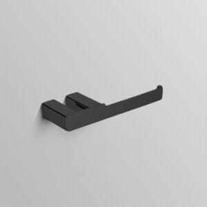 Marlo Toilet Roll Holder Double Fixings Matte Black