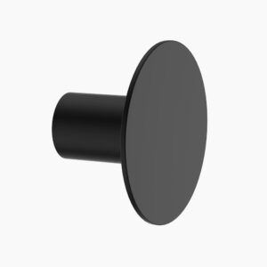 Round Wall Hook Matte Black