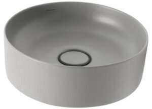 Venezia Round Counter Top Basin 390mm Ash/Ceramic Waste Cover