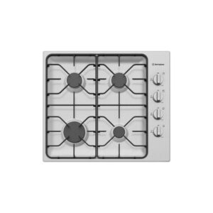 Gas Cooktop 60cm 4 Burner Inc Wok 12.1MJ/H S/S
