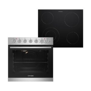 Electric 60cm Combo Oven Built-In 5 MF S/S with Ceramic Cooktop 4 Zone