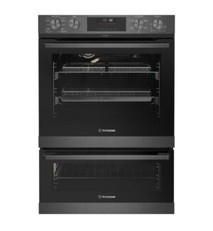 Electric Oven Duo Built-In 60cm 10/5 MF, Air Fryer and Steam Bake Control Knobs Dark S/S