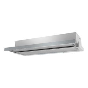 Slide Out Rangehood 90cm 3 Speed Dual Fan 340m3/h LED S/S