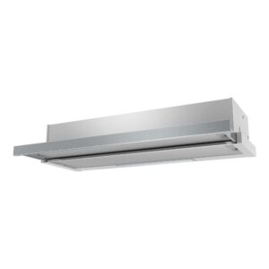 Slide Out Rangehood 90cm 3 Speed Dual Fan 340m3/h LED S/S