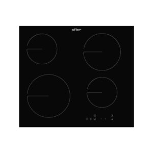 Electric Cooktop Ceramic 60cm 4 Zone Touch Controls Trimless Black