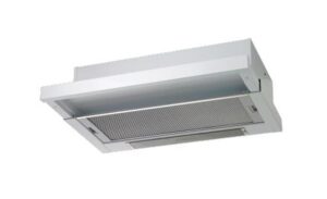 Slideout Rangehood 60cm 2 Speed Fan 200m3/h White