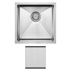 Hana ANTI SCRATCH 32L Single Bowl Sink S/S + Kit 450 x 450 x 200