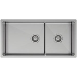 Hana 40/27L Double Bowl Kitchen Sink 892 x 450 x 200mm