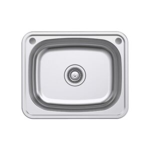 Tiva 35L Laundry Sink 2TH 555x455x220mm 2TH