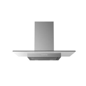 Canopy Rangehood 90cm Straight Glass 3 Speed Fan 800m3/h S/S