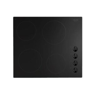 Electric Cooktop Ceran 60cm 4 Element Knob Controls Black