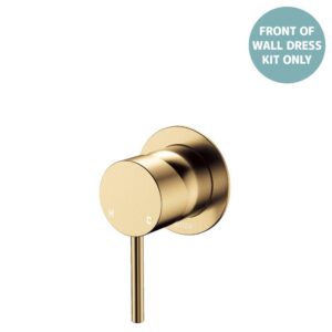 Kaya Shower Mixer Small Round Plates Urban Brass Trim Kit ONLY LF
