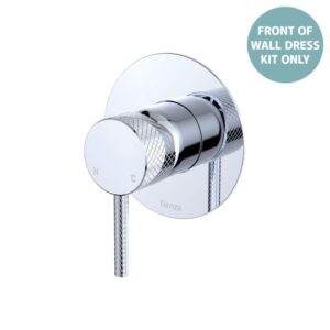 Axle Shower Mixer Large Round Plate Chrome Trim Kit ONLY LF