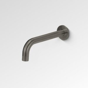 New York Bath Outlet Curved 200mm Gun Metal
