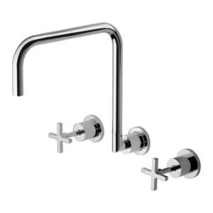 Radii Wall Sink Set 300mm Chrome