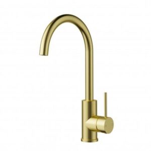 Otus Slimline Sink Mixer 304 SS Brushed Gold