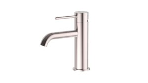 Otus Slimline Basin Mixer Curved Outlet S/S