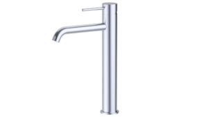 Otus Slimline Basin Mixer Highrise Curved Outlet Chrome