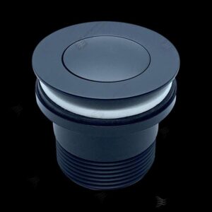 P&W Basin Brass Pop Up 4 in 1 32/40mm Matte Black