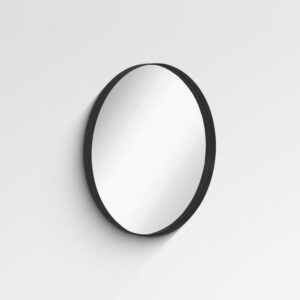 Element Round Mirror 80cm Black Trim