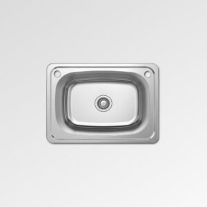 Brighton Silk Inset Trough 45L With Bypass 630x470x230mm