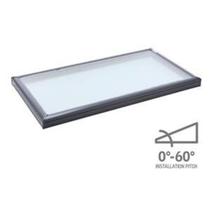 Flat Roof Skylight Non-Opening 460x870mm NO FLASHINGS