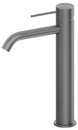 Mecca Tall Basin Mixer Gun Metal Grey