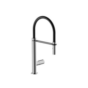 Grove Kitchen Mixer 4.5LPM Chrome/Black Accent