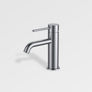 New York Curved Spout Basin Mixer Chrome LF