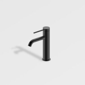 Kova Basin Mixer Curved Spout Matte Black LF