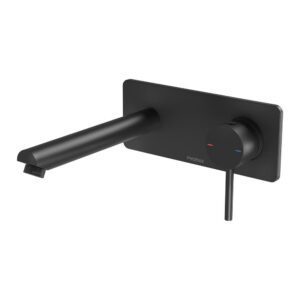 Pina Wall Basin/Bath Mixer Set Trim Kit Only Matte Black LF