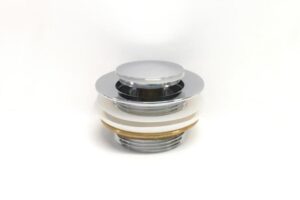 Pop Up Bath Plug & Waste Removeable 40mm Chrome QB50