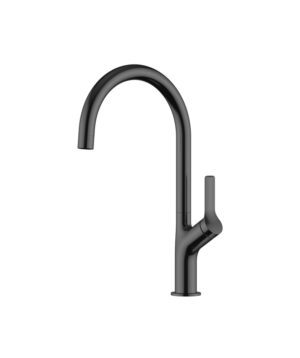 Avida Gooseneck Sink Mixer Matte Black LF