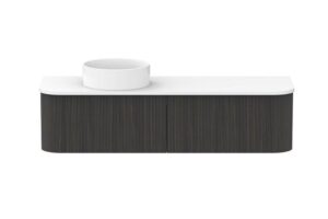 Waverley 1500 AD Wall Hung Vanity Left Bowl Durasein Top