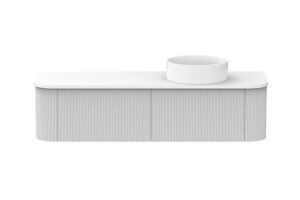Waverley 1500 AD Wall Hung Vanity Right Bowl Durasein Top