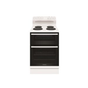Electric Cooker 60cm Fan Forced Seperate Grill 4 Coil Cooktop White