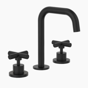 Cross Basin Set Matte Black LF