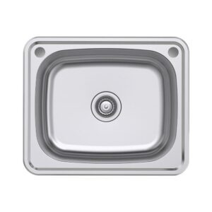 Tiva 50L Laundry Sink 600x500x250mm 2TH