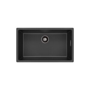 Kuro Single Bowl Kitchen Sink 53L 750 x 450 x 190 Granite