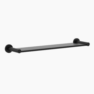 Round Metal Shelf Matte Black